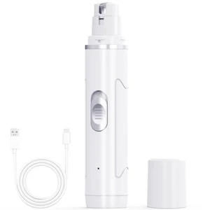 Molinillo de uñas para perros silencioso - Recortador de uñas eléctrico profesional de 2 velocidades para mascotas con... - Imagen 1 de 8