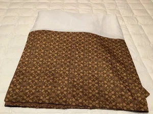 Croscill Galleria Brown KING Bed Skirt 15" Drop Split Skirt - Picture 1 of 8
