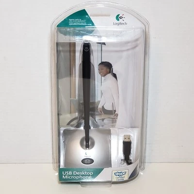 Logitech USB Desktop Microphone 980186-0403 for PC or Mac Brand New Sealed - Image 1 of 4