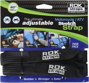 Rok Straps Adjustable Twin Pack - Black: Up to 60" - Picture 1 of 1