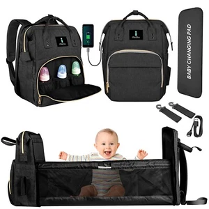 Baby Bag with Changing Station - Baby Diaper Bag Backpack - Baby Backpack - Picture 1 of 9