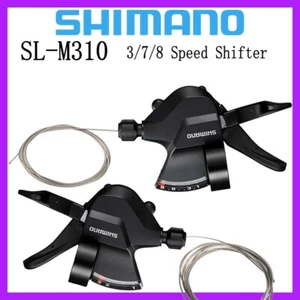 Shimano Altus SL-M310 3/7 3/8 Speed Trigger Shifter Dual Lever Shifters Set - Picture 1 of 13