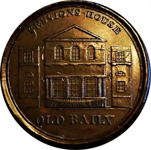 Middlesex. Ficha de medio centavo de Spence's Session House. DH 878. - Imagen 1 de 2