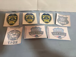 LOTE de pegatinas de donantes de la Asociación Nacional de Policía, semana de policía, alguacil adjunto #F33 - Imagen 1 de 2