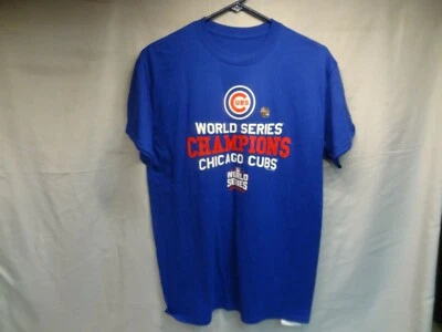 NEW! CHICAGO CUBS WORLD SERIES CHAMPIONS 2016 MEDIUM SHORT SLEEVED T-SHIRT - Image 1 of 4