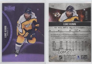2021 Skybox Metal Universe Alternate Jersey Purple Spectrum /199 Luke Kunin #114