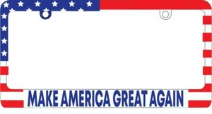 Placa de plástico Make America Great Again 3D bandera de EE. UU. patriótica - Imagen 1 de 1