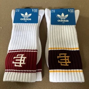 Lot O 2 Adidas × Eric Emanuel Eric Emanuel Adidas Socks Multicolored New - Picture 1 of 6