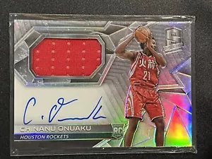 2016-17 Spectra RPA Chinanu Onuaku Rookie Patch Auto /300 Rockets Autograph #130 - Picture 1 of 2