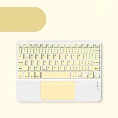 With touchpad Square button Wireless Portable keyboard ultrathin for PC ipad Mac — 第 1/4 张图片