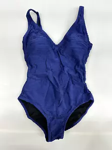 Gottex Women's 1-Piece SwimSuit Navy Blue 10 NWOT Summer Bathing Swim Suit - Picture 1 of 3