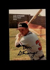 Don Strange Sumter Braves 1990 Best authentic autographed card