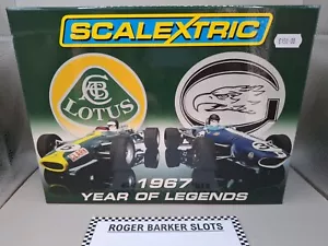 Scalextric C2923A Year Of Legends 1967 Lotus Eagle Twin Pack BNIB - Picture 1 of 12
