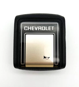 Deluxe Steering Wheel Horn Button Cap For 1978-1987 Chevy Pickup Truck - Picture 1 of 4