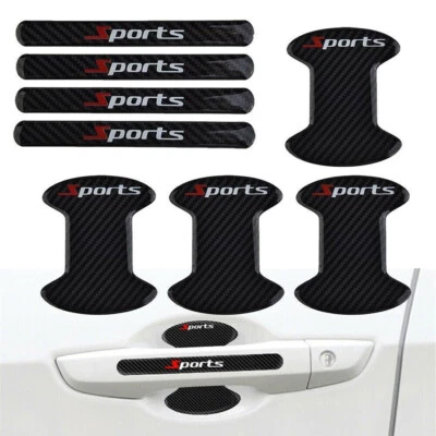 8x Tira protectora para manija de puerta de coche deportivo tazón de puerta antiarañazos Foto 1 de 4