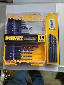 DEWALT 19 PC BLACK OXIDE DRILL BIT SET TOUGH CASE DWA19BLOX  - Bild 1 von 14