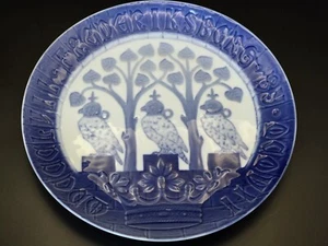 Bing & Grondahl Gedenkwandschild, Teller, Falken, 1907 - Bild 1 von 3