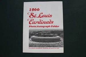 Foto Autogrammmappe St Louis Cardinals 1966 - Bild 1 von 3