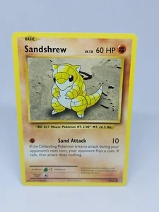 POKEMON CARD NON HOLO SANDSHREW 54/108 COMMON LP LIGHT PLAY XY EVOLUTIONS 2016 - Picture 1 of 2