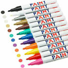 Paint Markers Pens Set - Medium Tip Art Permanent Paints Pens For Rock 12pcs