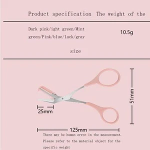 2024 Men Grooming Eyebrow Trimmer Scissors with Comb Shaper J6I4 - Picture 1 of 14