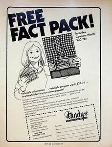 1977 Tandy Leathercraft Company Coupons Vintage 70s Print Ad Fort Worth Texas - Picture 1 of 1