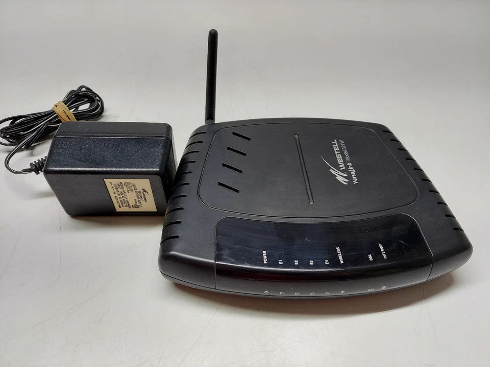 Westell Model D90-327W15-06 Wireless DSL Modem 4 Porrt Wireless Modem  - Image 1 of 4