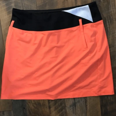 Bermuda saia curta golfe Amika Cutter & Buck tênis pickleball atlética tamanho G (Yg - Imagem 1 de 4