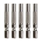1/4 Hex Bit Adapter Set of 5 Converts to 4mm Socket Holder for Screwdriver Use