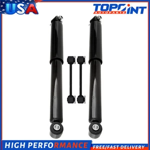 Rear Shocks Absorbers For 2001-2010 Chrysler PT Cruiser w/ Sway Bar Links 4pc - Picture 1 of 3