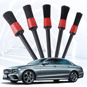 Car Brush Cleaning Multi-Functional 5-Piece Soft Bristles Wheel Hub Interior - Picture 1 of 9