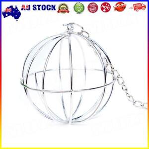 Stainless Steel Hay Holder Hanging Hay Feeder Ball for Small Animal Feeding *