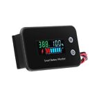 2X(7-100V Digital Battery Capacity Tester Battery Monitor Voltage Temperatu5894
