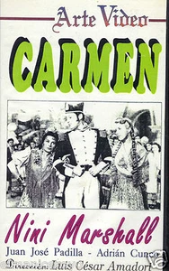 VHS CARMEN DI L. C. AMADORI CON NINI' MARSHALL - ARGENTINA 1943 - UN CLASSICO - Picture 1 of 1