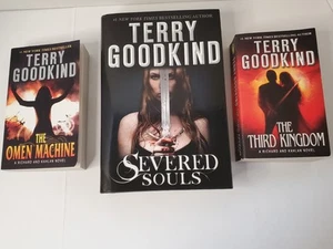 Sword of Truth Series Books 12 13 14 Mixed Lot Terry Goodkind Omen Third Severed - Picture 1 of 5