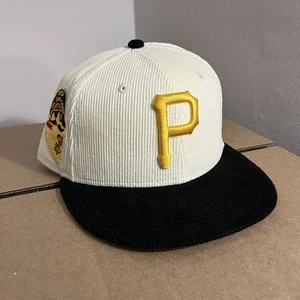 NWT Pittsburgh Pirates New Era Fitted Hat Corduroy 1959 Patch MLB Size 7 1/4 - Picture 1 of 7