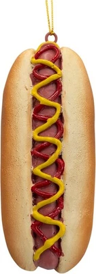 Hotdog Christmas Tree Ballpark Food Ornament - Image 1 of 4