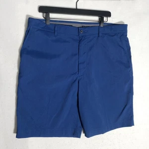 PGA Tour Golf Shorts Mens 40 Blue Chino Performance Lightweight - Picture 1 of 11