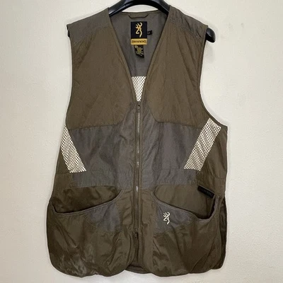 Browning Men's Large Summit Shooting Vest Mesh Reactar Pocket - Image 1 of 4