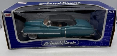 Anson Classic 1953 Cadillac Eldorado Turquoise 1/18 Scale Diecast Car - Image 1 of 4