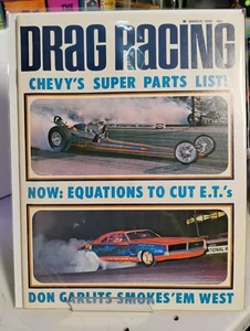 March 1969 Vintage Drag Racing Magazine Bagged And Boarded Nice! - Picture 1 of 3