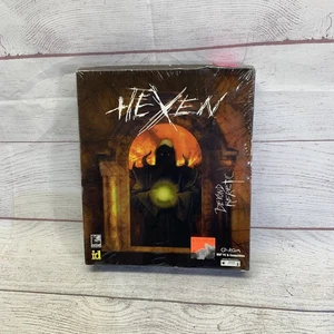 Hexen: Beyond Heretic PC Big Box Game 1995 **Nuevo sellado** **Desgaste de estante** Raro - Imagen 1 de 9