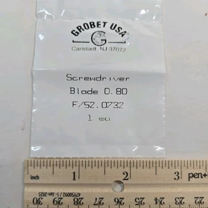 Grobet USA Schraubendreherklinge 0,80 F/52,0732 - Bild 1 von 2