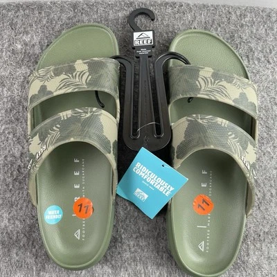 Sandalia Reef Oasis Doble Deslizable Para Hombre Talla 11 CJ6253 Verde Salvia Floral Nueva con Etiquetas Foto 1 de 4