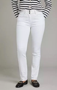 Kaleidoscope Charlotte Straight Leg Jeans in White 18L (FMS8-8) - Picture 1 of 5