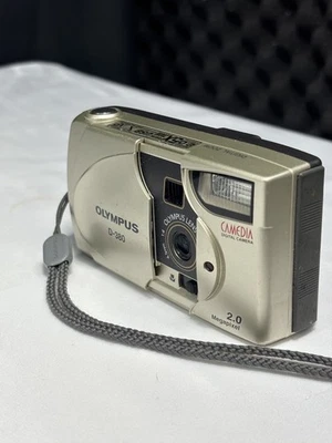 Olympus Digital Camera Camedia D-380 2.0MP Silver Tested - Image 1 of 4