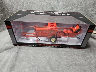 Allis Chalmers 444 Baler w/44 Thrower 1/16 Diecast Implement SpecCast Rare - Image 1 of 4