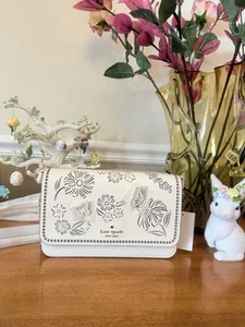 Kate Spade ButterflyMadison Perforated Willow Convertible Crossbody Shoulder Bag - Picture 1 of 8