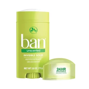 Ban Unscented Roll On Antiperspirant Deodorant 24 Hour Odor Protection 2.6oz - Picture 1 of 8