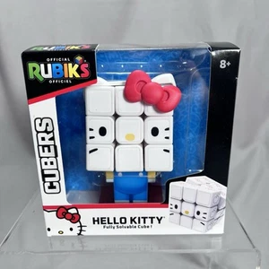 Hello Kitty Offical Rubiks Cube Cuber 3x3 Puzzle Brain Teaser With Accessories - Picture 1 of 5